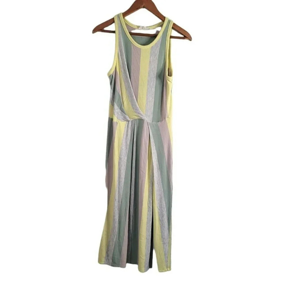 Lou & Grey for LOFT size S Color Block Striped Maxi Dress multicolor women's - Picture 4 of 10